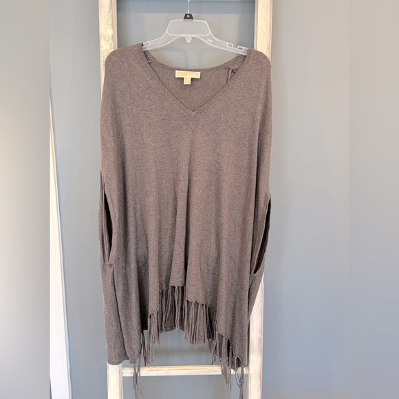 MICHAEL Michael Kors Sweaters - Michael Kors Fringe Poncho
